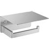 Angle Simple Porta carta igienica con mensola, in acciaio inox 304, supporto per rotolo di carta igienica in nichel spazzolato, montaggio a parete