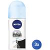 Nivea 3x Nivea Black & White Invisible Fresh Roll-On 50 Ml