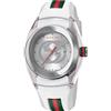 Gucci Nuovo orologio unisex Gucci Sync XXL 46mm YA137102 cinturino in gomma bianco ...