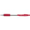 Hi-Text 901 Grip confezione 12 penne a scatto punta media 1 mm colore ross