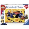 Ravensburger 07584 - Sam Il Pompiere Puzzle 2x12 Pezzi