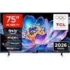 TCL 75V6D - Smart TV 4K HDR10+ da 75 con Fire TV e Dolby Atmos | DTS:X, Game Master, Motion Clarity, Apple AirPlay 2, Press & Ask Alexa