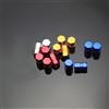 4pcs Auto Alluminio Pullo Polvere Copertura Ugello ( ) Pialli della bici da bici
