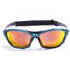 Ocean Sunglasses Lake Garda, Occhiali da Sole Polarizzati, Montatura: Verde Trasparente, Lenti: Gialle Specchiate, 13001.5