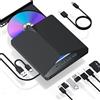 Areyourshop 7 IN 1 Burner USB External Drive 4K BD-R 3D BD DVD CD RW Disc Bruciatore Player#