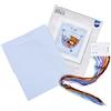 Vervaco 0150993 Kit per Punto Croce - Nascita Punto Croce alla auszählen, Cotone, Bianco, 21 x 24 x 0,3 cm