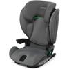 Foppapedretti Seggiolino Auto Skill I-Size, per bambini da 100 a 150 cm di altezza, 3-12 anni, conforme ECE R129, Fissaggio Dualfix (Isofix e non), Protezione Impatti Laterali, Grigio