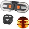 Smart Ricaricabile USB Bicicletta Freccia Luce Impermeabile LED Admonition
