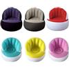 TrAdE Shop Traesio DIVANO GONFIABILE SINGOLO POLTRONA CON RIVESTIMENTO FLOCCATO COLORATO SCHIENALE