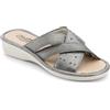 TIGLIO 1685MF GHIACCIO PELTRO MEMORY FOAM PANTOFOLE CIABATTE DONNA ESTIVE
