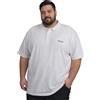 p. club Polo Uomo Manica Corta 4xl 5xl Bianca T shirt Taglie Forti Maglietta a 3 bottoni