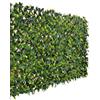 VERDELOOK SEMPREVERDE TRALICCIO ESTENSIBILE DI FOGLIE LAURO 1X2M, IDEALE PER LA PRIVACY