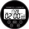 Termometro igrometro LCD con dimensioni 9x9x2,9CM e opzioni nero