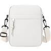 Borsa a tracolla uomo tessuto Oxford 15x6x20 cm scomparti portaoggetti