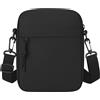 Borsa a tracolla uomo tessuto Oxford 15x6x20 cm scomparti portaoggetti