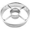 Ciambella in acciaio profondit�� 10 cm x 2,5 cm per ciambelle dalla forma p