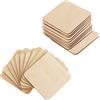 50 Pcs Wood Pieces Painting Materials Ornamenti Artigianali Forniture Legno