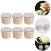 6 Pcs Tappi in Sughero Per Borse Dell'acqua Calda Legno Naturale