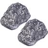2 Pcs Outdoor Key Safe Hidden Rock Box Nascondi-chiavi Da Giardino