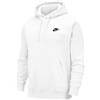 Nike M Nsw Club Po Bb, Felpa con Cappuccio Uomo, Bianco (White/White/Black), L