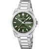 Festina Dune F20073-4 Swiss Made Orologio 10ATM Giorno-Data, Vetro Zaffiro, Grün