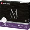 Verbatim Giappone NUOVO Verbatim M-DISC BD-R XL 100GB 2-4x 5 Pack Stampabile DBR100YMD...