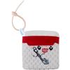 MGM TOY - Portachiavi Squarepal - Golf - Peluche antistress - 193711 - Memory foam - Gadget - Regalo - Sport - Riabilitazione - Ansia - Giocattolo sensoriale - Da 2 anni