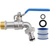Details In Description Rubinetto da Giardino Ottone 3/4", resistente al gelo, a sfera