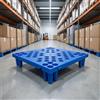 Pedana Componibile con Incastro Antiumidità Pallet in HDPE con Griglia