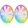 2 Pcs Ruota Del Colore Tavolozza Di Strumento Complementare