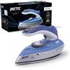 Imetec Nuvola, Ferro da Stiro da Viaggio 1000W, Piastra Acciaio Inox, Doppio Vol