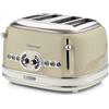 Ariete Tostapane Vintage 4 Fette 156, Tostiera con 6 Livelli di Tost LAPn