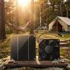 Ventilatore per solare 5W 6V con Pannello Monocristallino per Camper Campeggi
