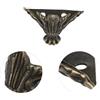 20pcs Antique Box Gambe Cassa in metallo Piedi Angolo Gambe di legno Gambe con