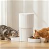 Distributore Automatico Cibo Cani Anti-Inceppamento Mangiatoia con Serbatoio