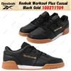 Reebok Workout Plus Casual Nero Oro 100271709 Taglia Uomo
