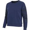 FRANKIE MORELLO Rica Felpa Donna S Navy Cotone 100% Maniche Lunghe Girocollo