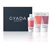 GYADA COSMETICS, STAY CURLY BOX, Set Regalo per Capelli Ricci, Kit con Shampoo, Balsamo, e Crema Modellante Ricci, a Base di Succo di Aloe Vera, Olio di Lino, Cocco, Argan e Jojoba