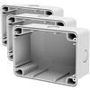 4Box Scatola da parete IP67 per Wide colore Bianca (Confezione da 3)