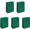 ‎SIGEL SIGEL GT501 Gift bags, medium, 23 x 17 cm, matte, dark green, 5 pcs. size medium