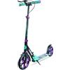 Zinc Verge Pro - Monopattino per bambini dai 6 anni in su, monopattino pieghevole a 2 ruote con ruote da 200 mm, leggero, regolabile in altezza, freno a pedale posteriore, supporta fino a 100 kg,