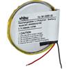 vhbw Batteria per Garmin Quatix 6, Quatix 6 Titanium, Quatix 6x 450mAh 3,7V
