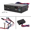 Areyourshop 5.25" USB 3.0 SATA eSATA PC Front Panel Media Pannello di controllo Card Reader