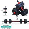 Manubri e bilanciere KIT PESI 10 15 25 30 40 kg Regolabile Fitness Palestra