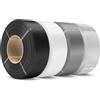 Sunlu Filamento 3D PLA+ Sunlu 4kg refil, compatibile Bambu Lab, nero/bianco