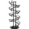 Joeji's Kitchen Rastrelliera Portauova con base antiscivolo - Porta uova per oltre 3 dozzine di uova - Contenitore per Uova Spirale - Negro