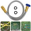 Prolunga Per Tubo Da Giardino Canna Acqua Dell'acqua Auto Acciaio Inossidabile