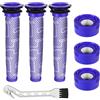 6 Filtri V7 V8 per Dyson, 3 Filtri Posteriori HEPA E 3 Filtri Anteriori per Dyso
