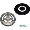Candy Hoover Zerowatt BRUCIATORE DOPPIA CORONA CON PIATTELLO SMALTATO LUCIDO PER PIANO COTTURA CANDY