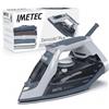 Imetec Zerocalc Plus Ferro da Stiro a Vapore 2200W Ceramica Vapore Verticale Blu